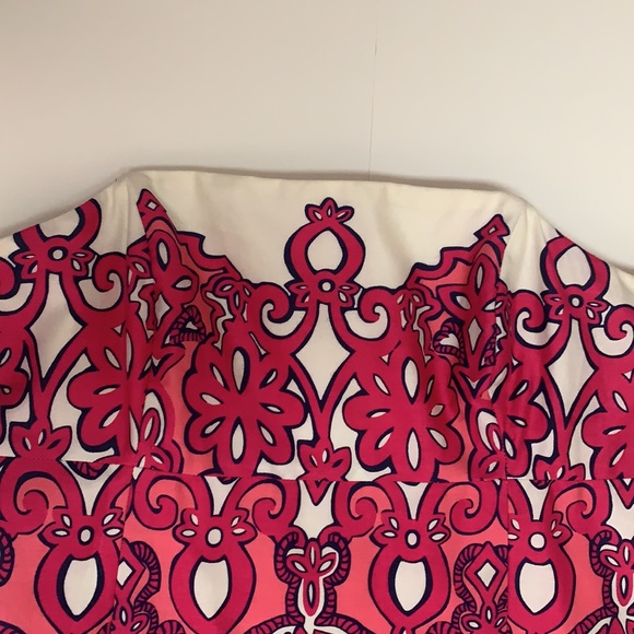 Lilly Pulitzer Bowen Dress size 10. Pink and navy. - Picture 3 of 6